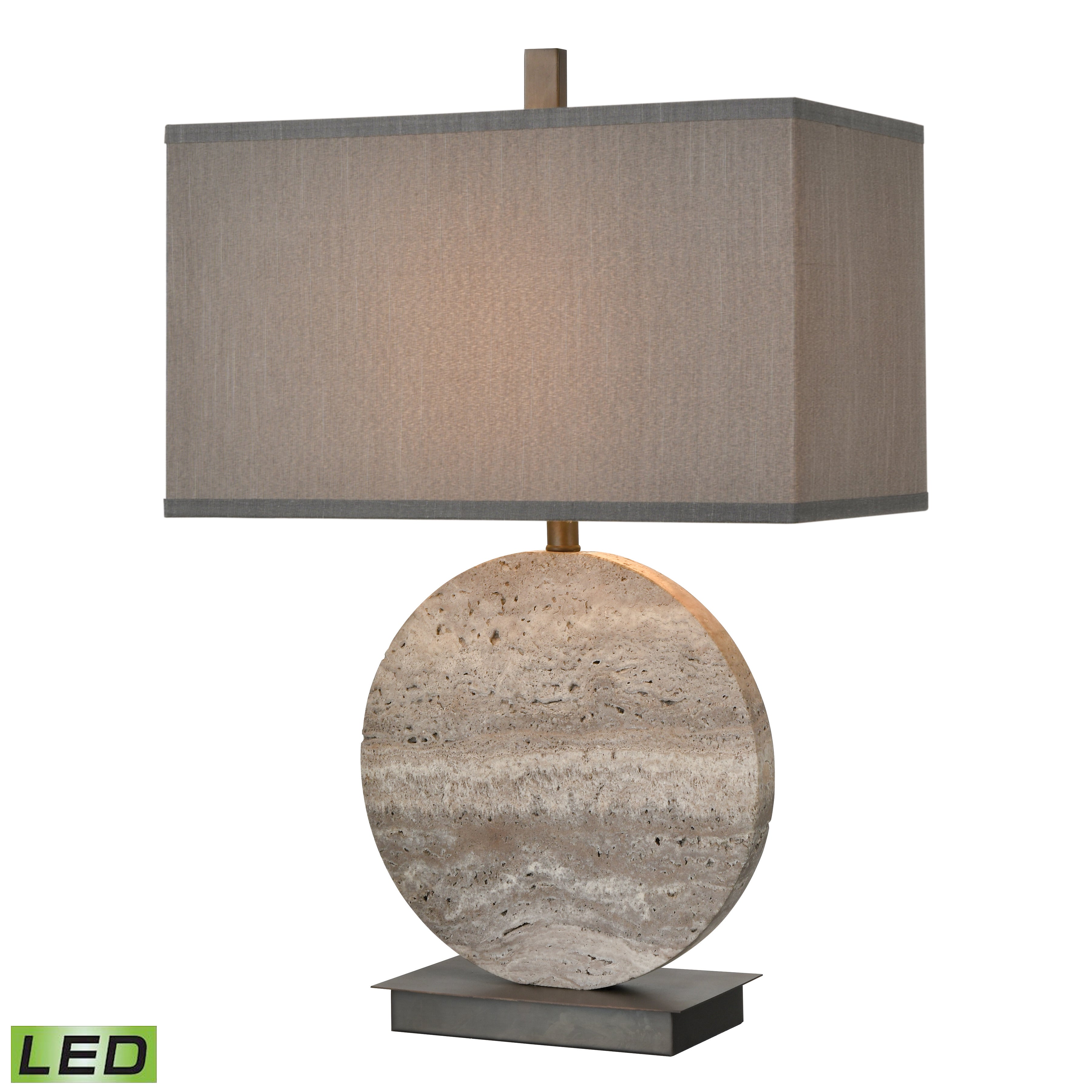 Elk Lighting Vermouth 26.5'' High 1-Light Table Lamp - Gray - Includes LED Bulb