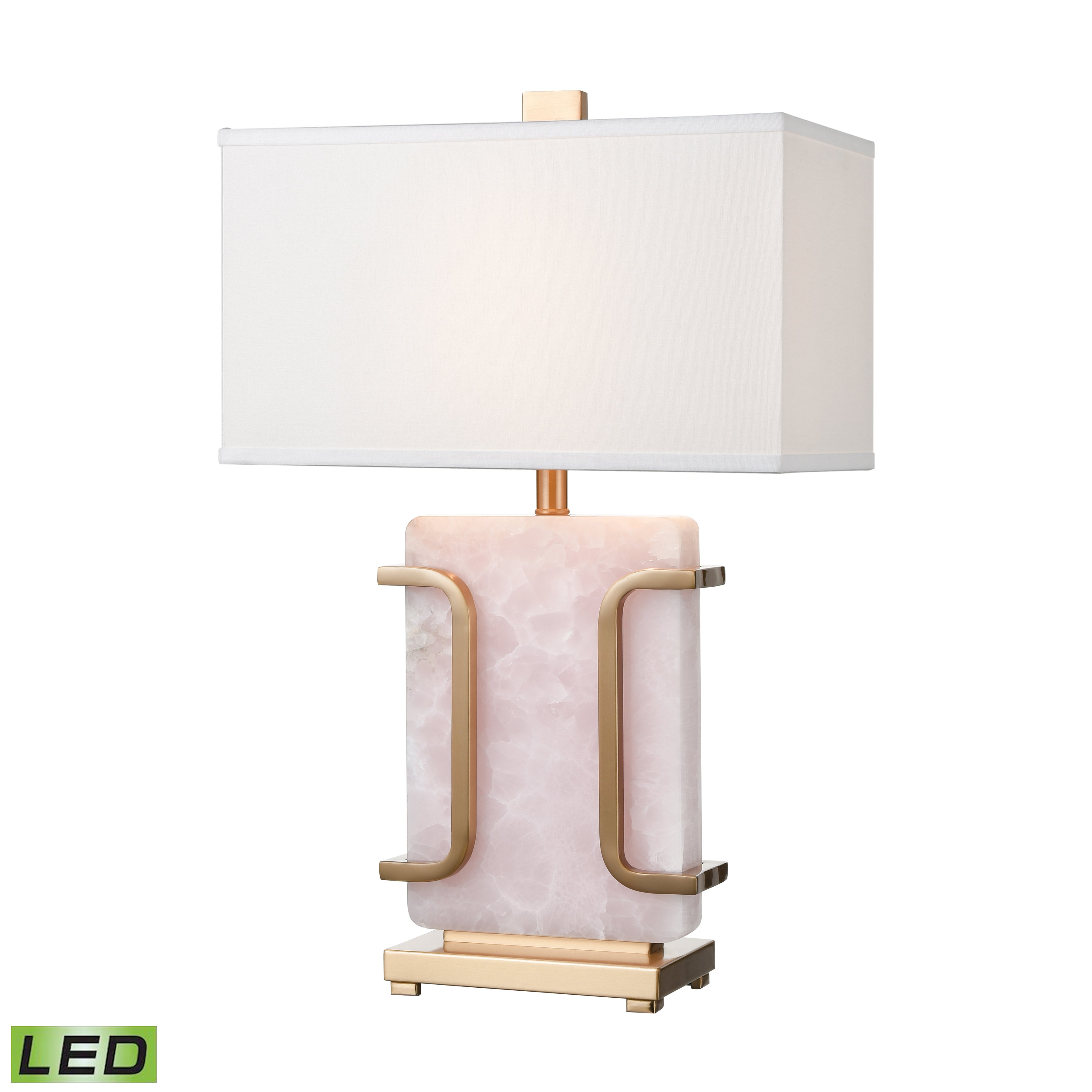 Elk Lighting Archean 29'' High 1-Light Table Lamp - Pink - Includes LED Bulb