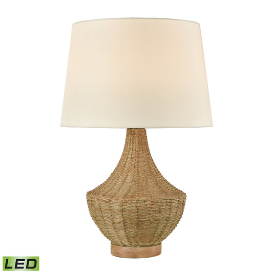 Elk Lighting Rafiq 22'' High 1-Light Outdoor Table Lamp - Natural - Includes LED Bulb