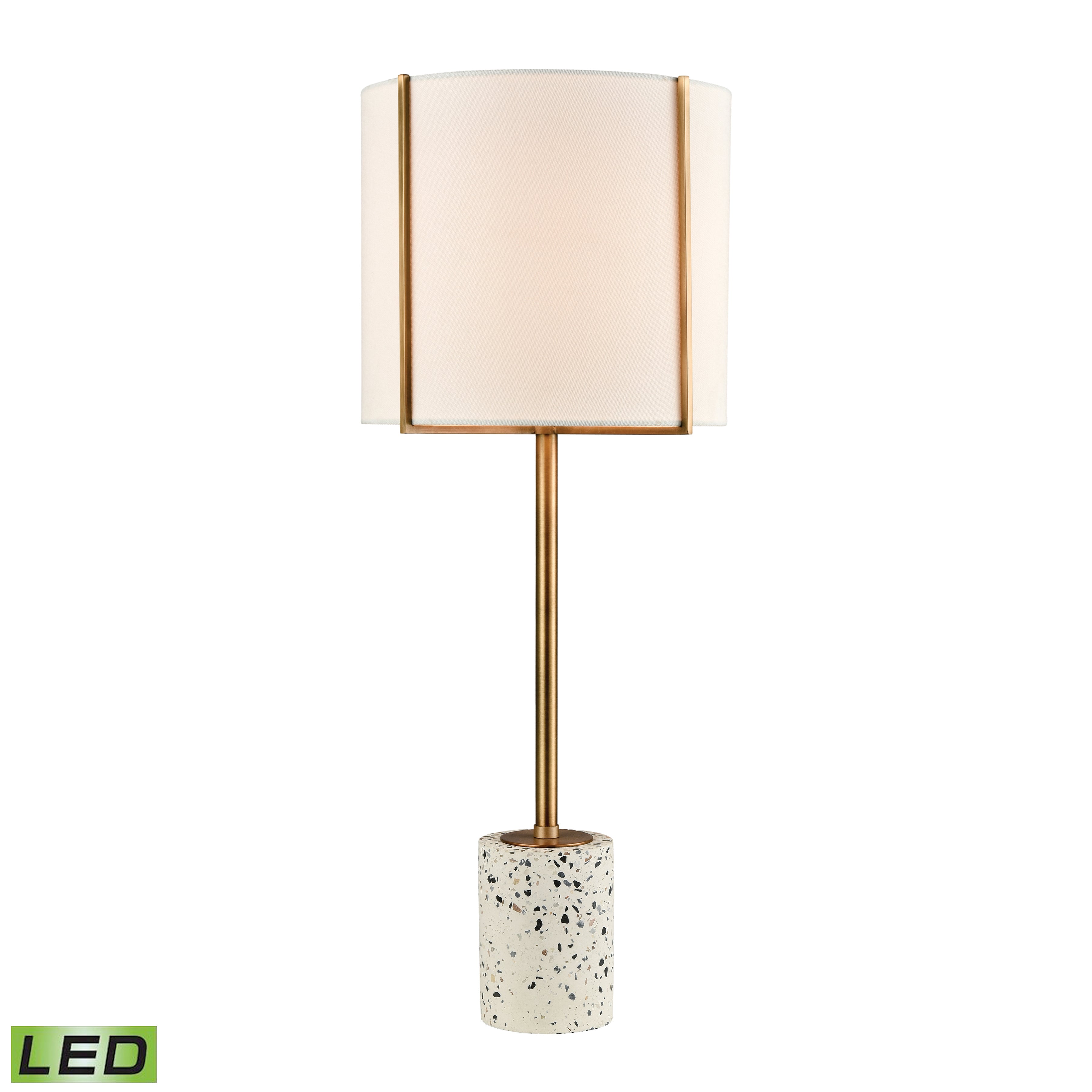 Elk Lighting Trussed 25'' High 1-Light Buffet Lamp - Includes LED Bulb