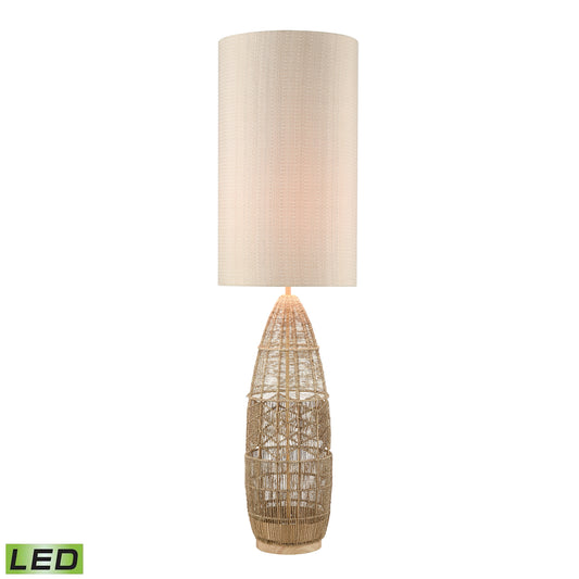 Elk Lighting Husk 55'' High 1-Light Floor Lamp - Natural - Includes LED Bulb
