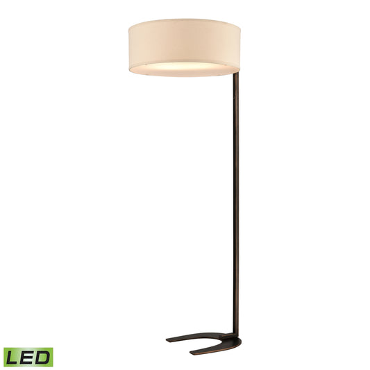 Elk Lighting Pilot 65'' High 2-Light Floor Lamp - Bronze - Includes LED Bulbs