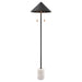 Elk Lighting Jordana 58'' High 2-Light Floor Lamp - Matte Black - Includes LED Bulb
