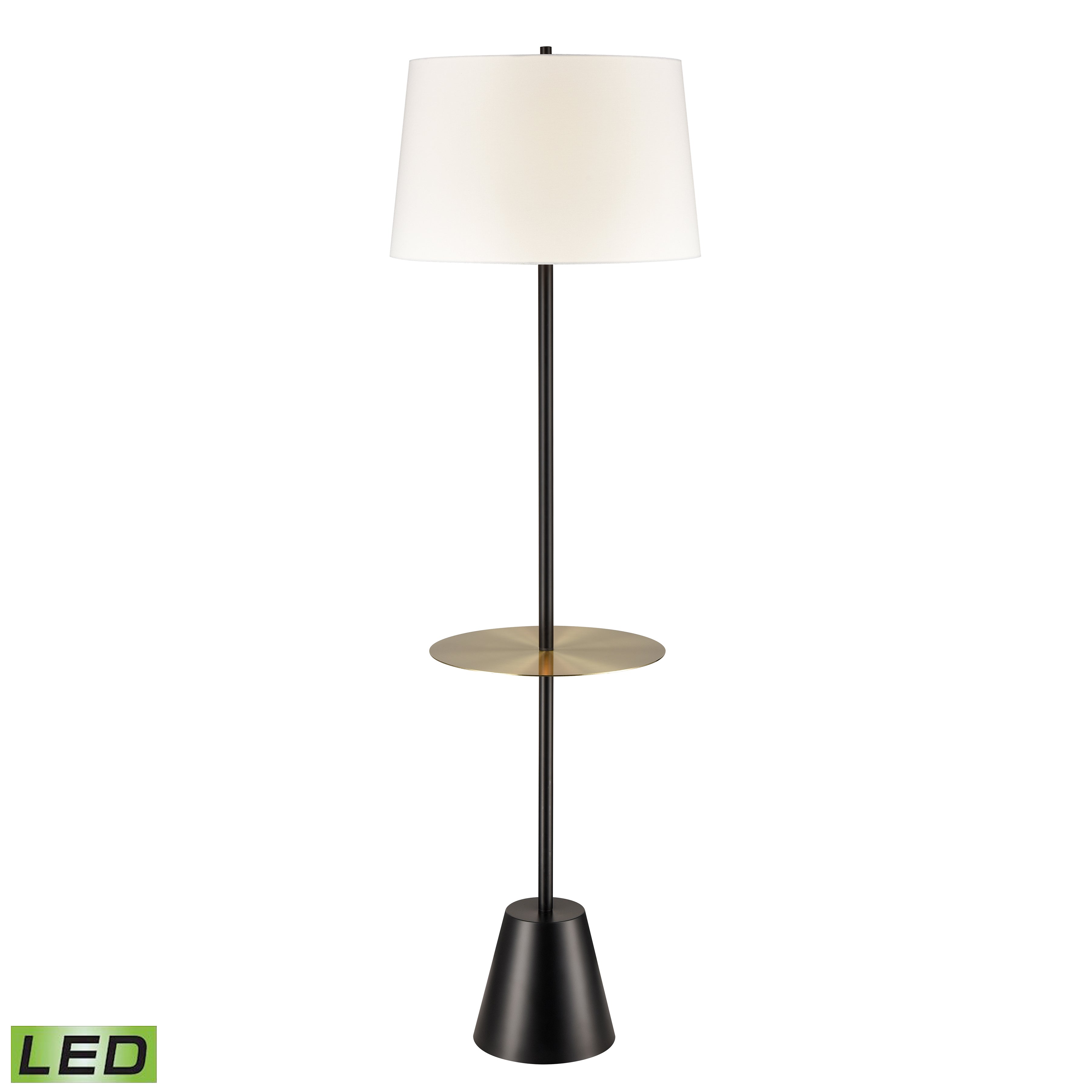 Elk Lighting Abberwick 64'' High 1-Light Floor Lamp - Includes LED Bulb