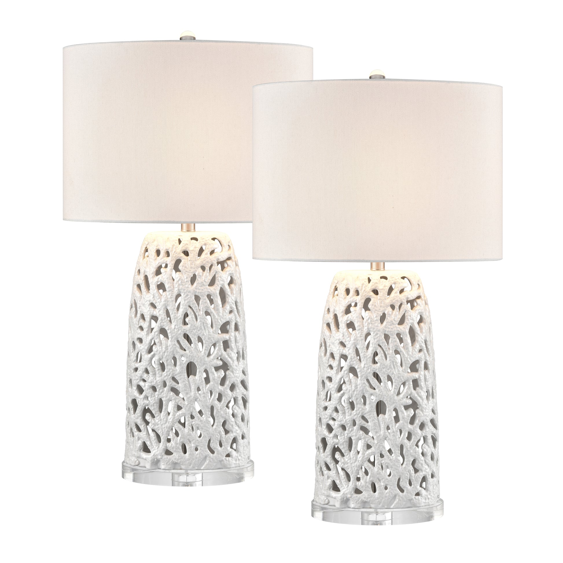 Elk Lighting Bowen 31.5'' High 1-Light Table Lamp - Set of 2 White