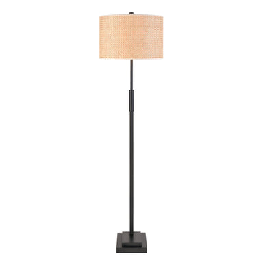 Elk Lighting Baitz 62.5'' High 1-Light Floor Lamp - Matte Black - Includes LED Bulb