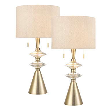 Elk Lighting Annetta Table Lamp - Set of 2 Brass