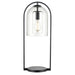 Elk Lighting Bell Jar 28'' High 1-Light Desk Lamp - Matte Black