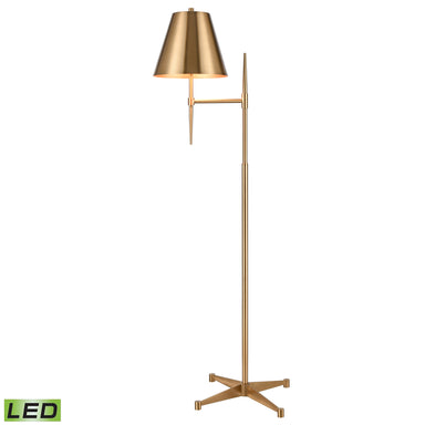 Elk Lighting Otus 65'' High 1-Light Floor Lamp - Aged Brass - Includes LED Bulb