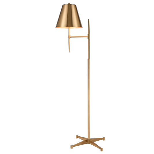 Elk Lighting Otus 65'' High 1-Light Floor Lamp - Aged Brass